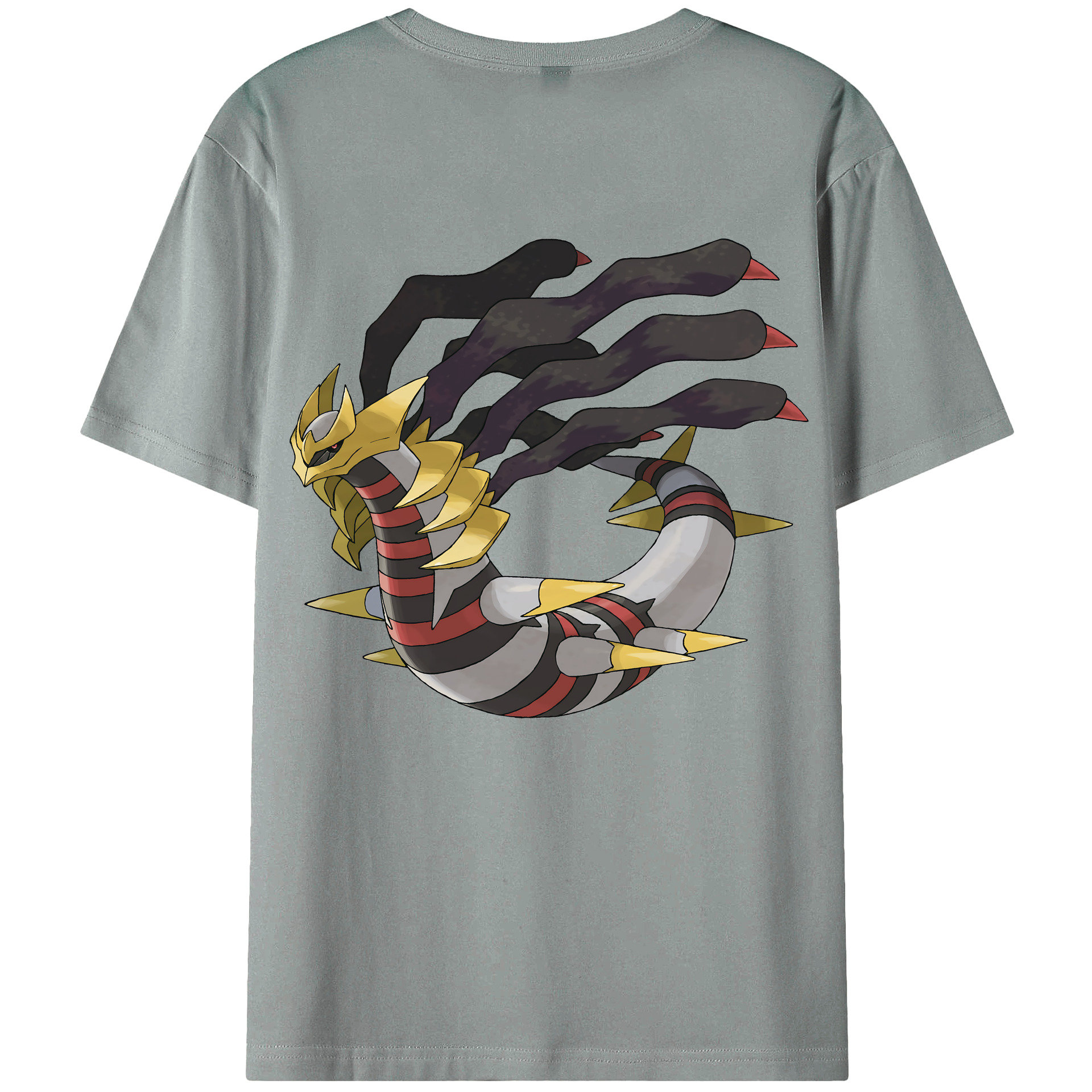 （画像用） ポケットモンスター Pokémon 綿100％ メンズ半袖Tシャツ（バックプリント） 通気性